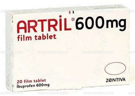 artril 600 mg film tablet